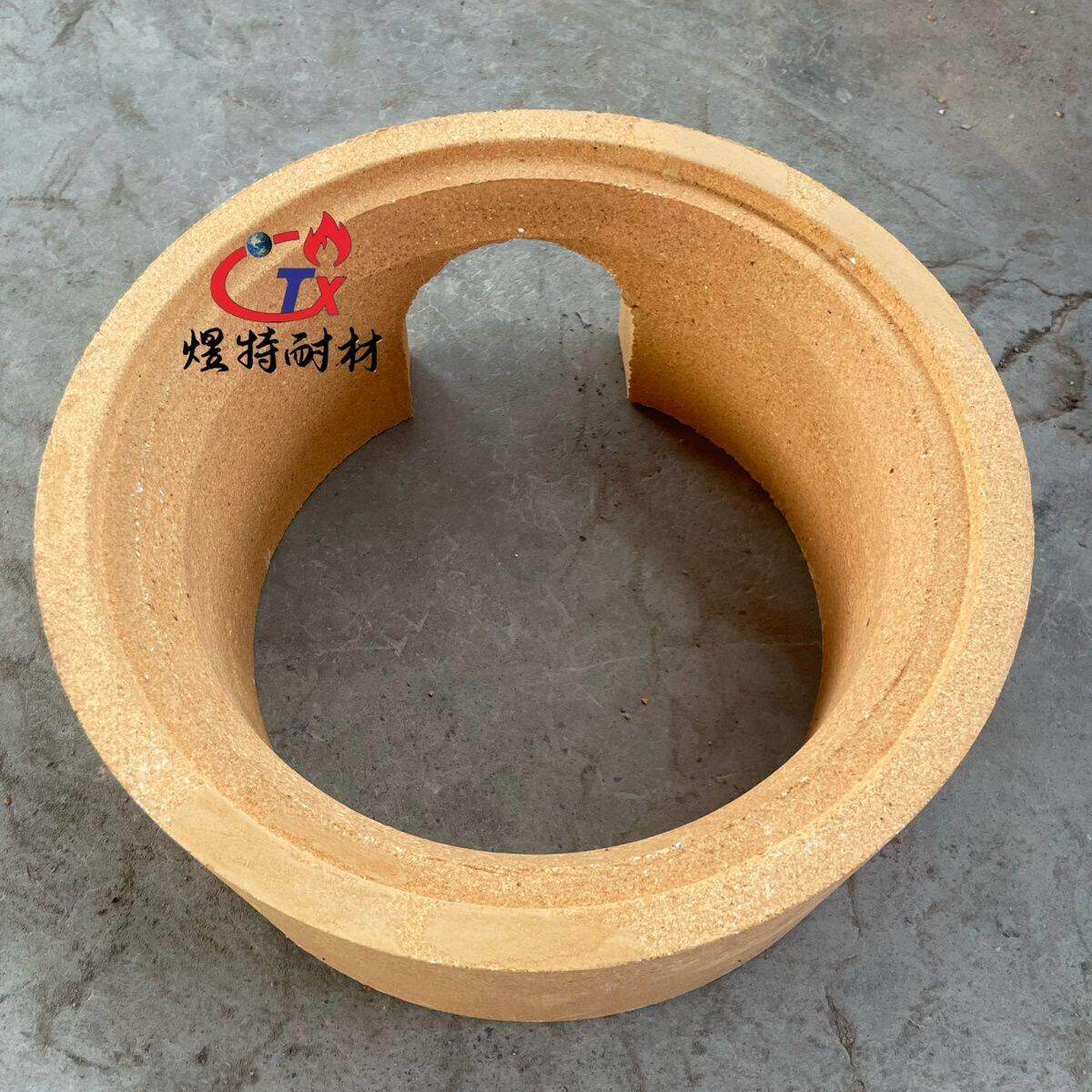 耐火砖高铝高温炉膛耐火管圆形砖内345高215外径420