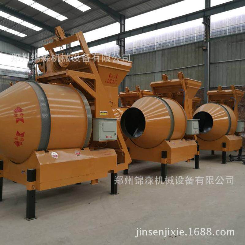 搅拌机移动式双轴砂浆搅拌机全自动卷扬提升上料搅拌机
