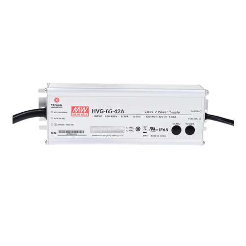 明纬电源 HVG-65-24A 380V输入开关电源防水