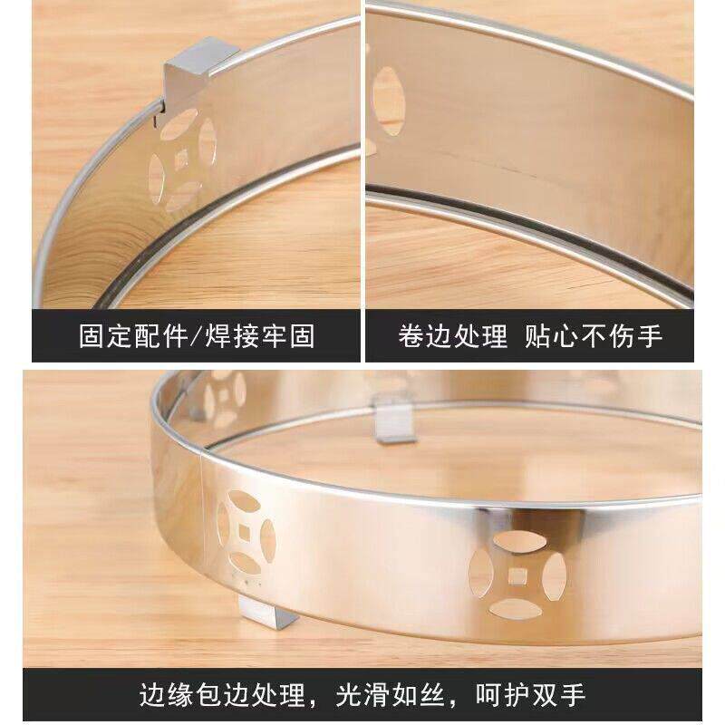 不绣钢炉防风罩通用型加厚挡风格燃气灶新款防风板挡风聚火罩防滑