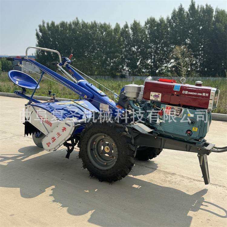 常州151型手扶式拖拉机 单缸水冷柴油动力小块地旋耕除草起垄机