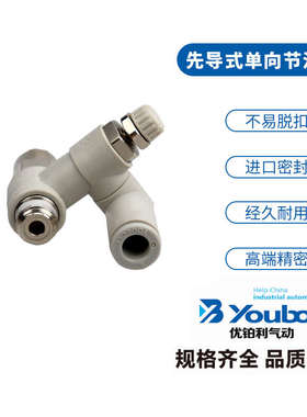 经济款ASP330F-01-06S先导式调速阀ASP630F-04-12S防坠落诱导接头