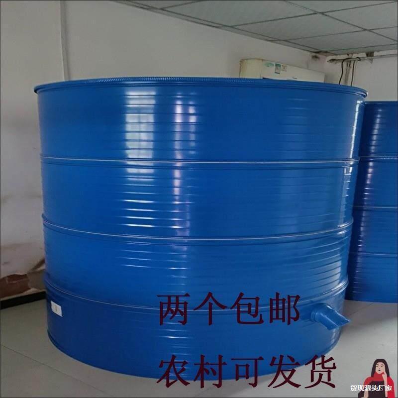 粮食储粮仓仓铁皮米仓防潮谷仓麦子大型储存加厚家用钢板桶仓加固