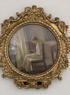 复古欧式高级感浮雕树脂相框挂墙婚庆婚纱照异形可摆可挂墙相框