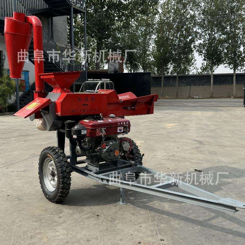新型分体铡草机揉青丝一体机湿两用大小DOY型养殖羊草粉牛碎干机2