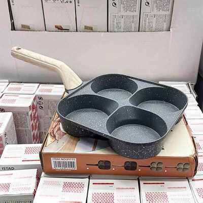 加大加深四孔煎蛋锅麦饭石不粘锅平底锅鸡蛋汉堡蛋饺锅早餐神器锅