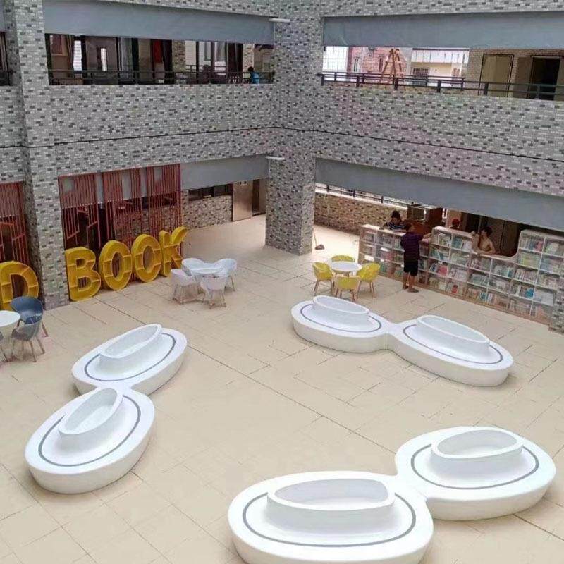380外玻璃候钢户休闲座椅机场等场椅商休息区美陈花盆座椅树池坐