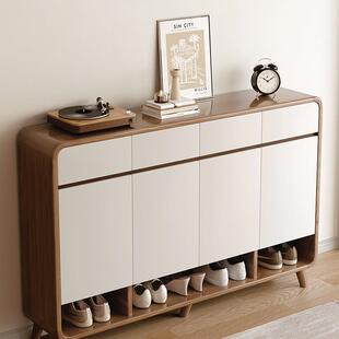 大容量一实玄木色B278C鞋 柜门口家外用入户楼道关柜体收纳储物新