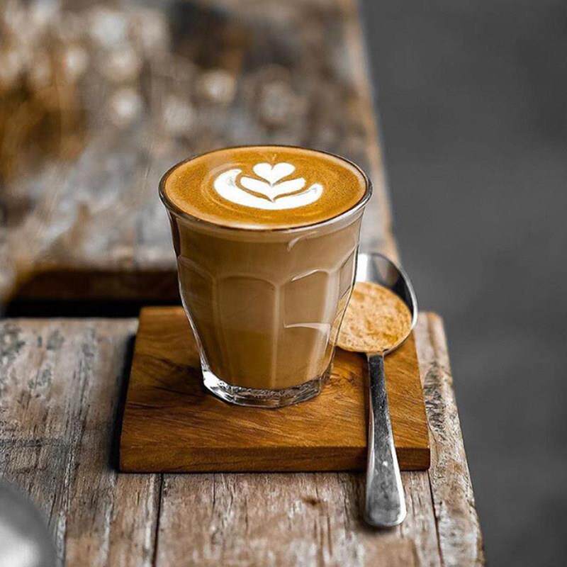 玻璃咖啡杯 flat white澳白杯 Dirty咖啡杯ins 短笛 单品冰拿铁杯
