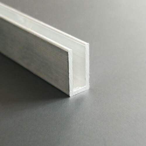 7x18x1铝合金U型槽铝凹槽铝任意切C型H型角铝工业铝加工优惠
