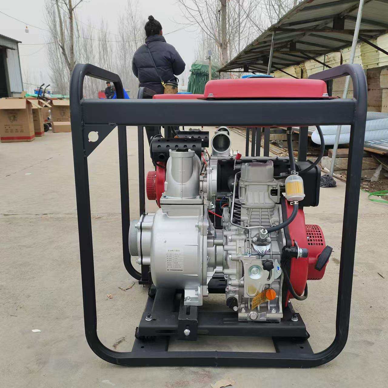 小型95动力1高压抽水机大油箱防柴油自吸泵CGC浇地灌溉汛柴油水泵