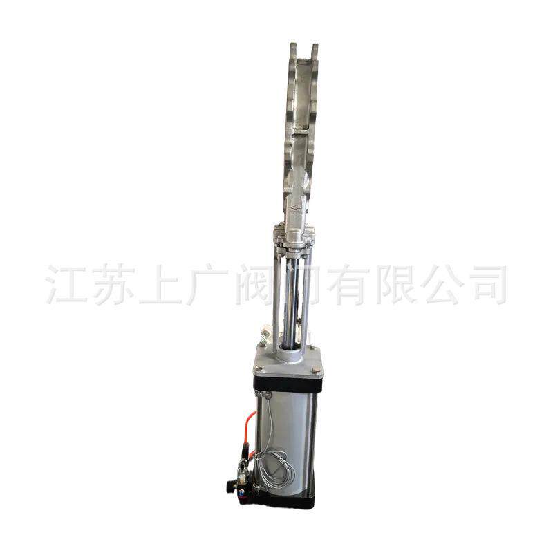 304不锈钢气动刀型闸阀PZ673H-16P气动插板阀卸料闸阀