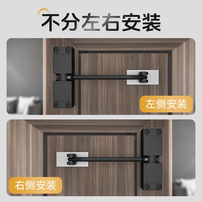 冲闭门器家用缓回弹器木佐致(收门门简易神闭合器弹簧装置房门自