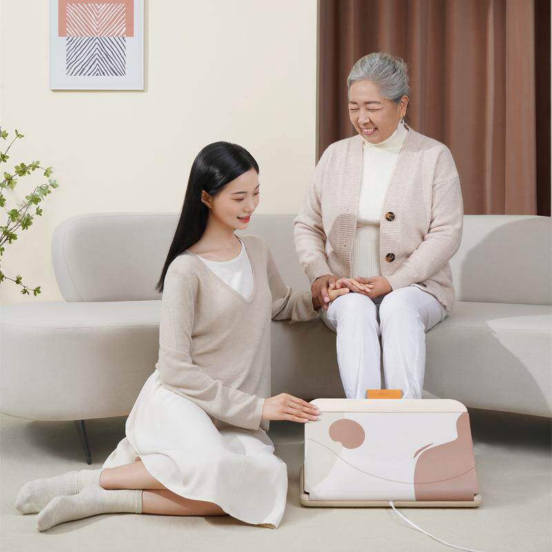 向物暖脚器办公室烤脚智能取暖可折叠按摩暖腿宝烘热捂