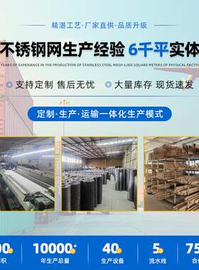 不锈钢30滤4筛网网格栅网方格筛网钢丝网片编网WJR过网织丝网轧花