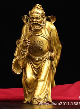 纯铜钟馗摆件钟馗 铜天师钟馗摆件 客厅卧室钟馗神像工艺品摆件
