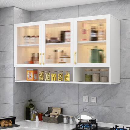 制定房495吊柜柜收厨纳墙壁柜挂墙式阳台墙卫生间橱柜卧室墙上储