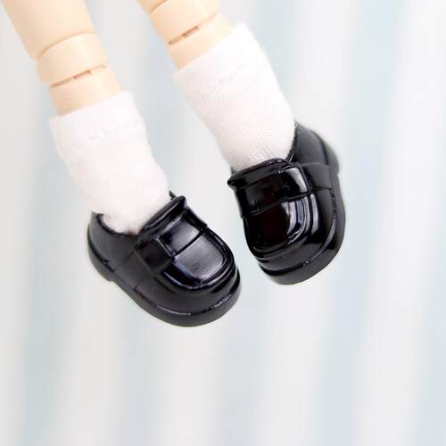 ob11娃鞋 YMY百搭磁石鞋小皮鞋点小闹 ymy GSC 12分BJD 平底鞋