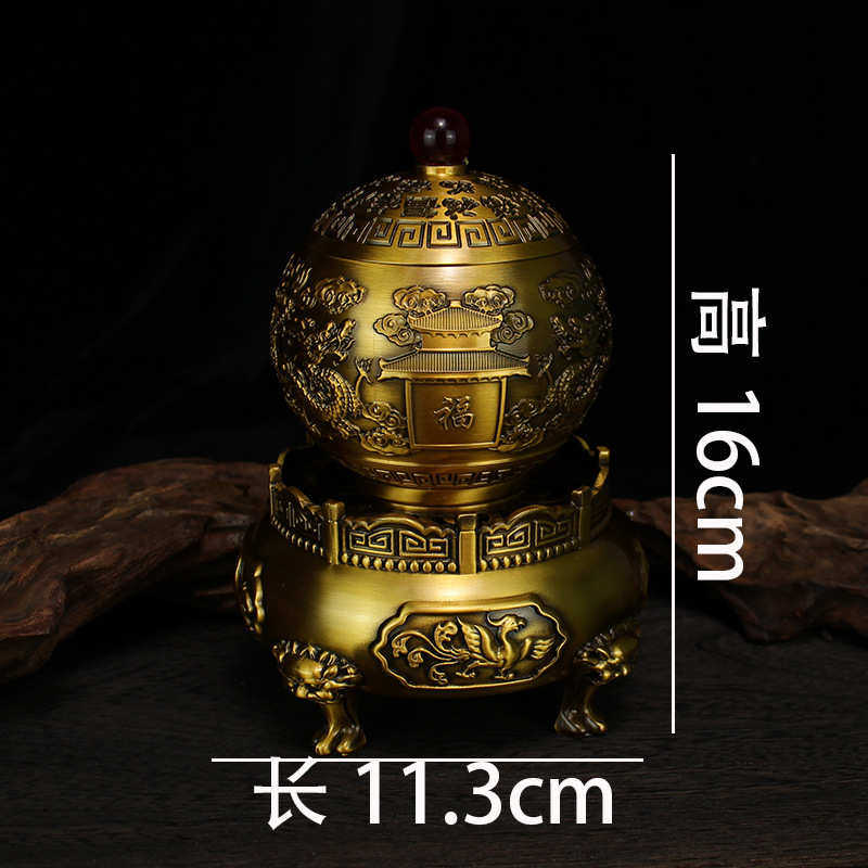 黄铜九转乾坤香炉摆件办公室书房纯铜盘香炉金属工艺品礼品批发,特色手工艺,其他特色工艺品,淘宝优惠券,粉丝福利购,淘宝优惠卷