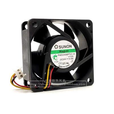 PMD2406PTV1-A U.F.GN DC24V 4.3W 原装SUNON 建准 6025散热风扇