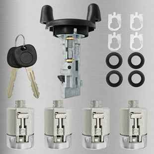 适用雪佛兰GMC通用车门锁芯2把钥匙4个门锁704600706591598007