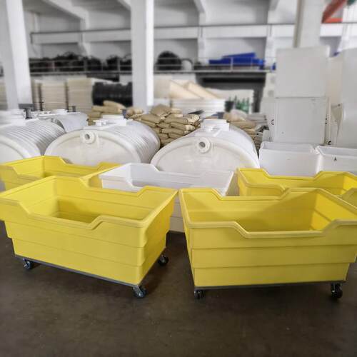 塑料布草车滚塑多功能酒店客房布草运输车500L异形全钒液能储存箱