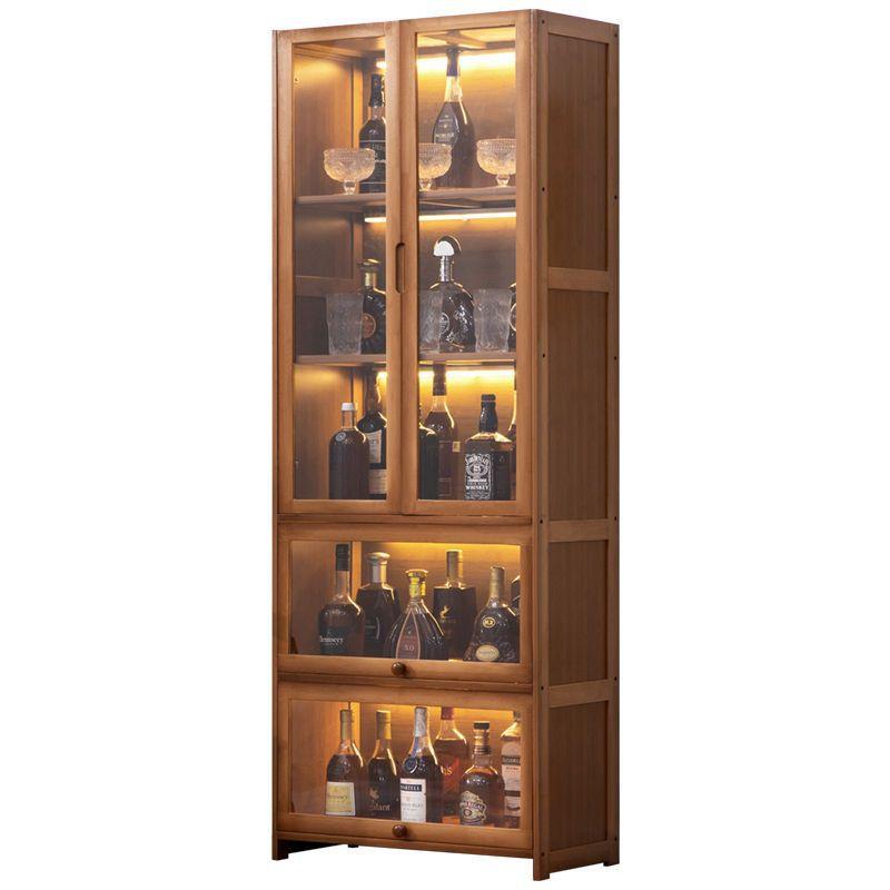 酒柜隔断柜现代简约红酒柜展示柜落地靠墙储物柜家用酒架陈列烟P^