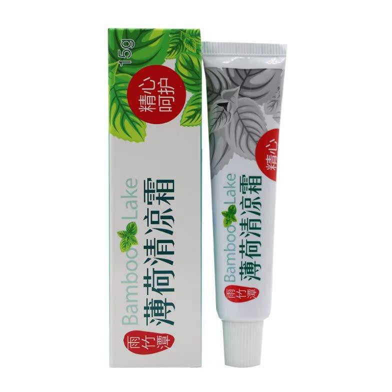 雨竹谭薄荷清凉霜皮肤外用正品15g