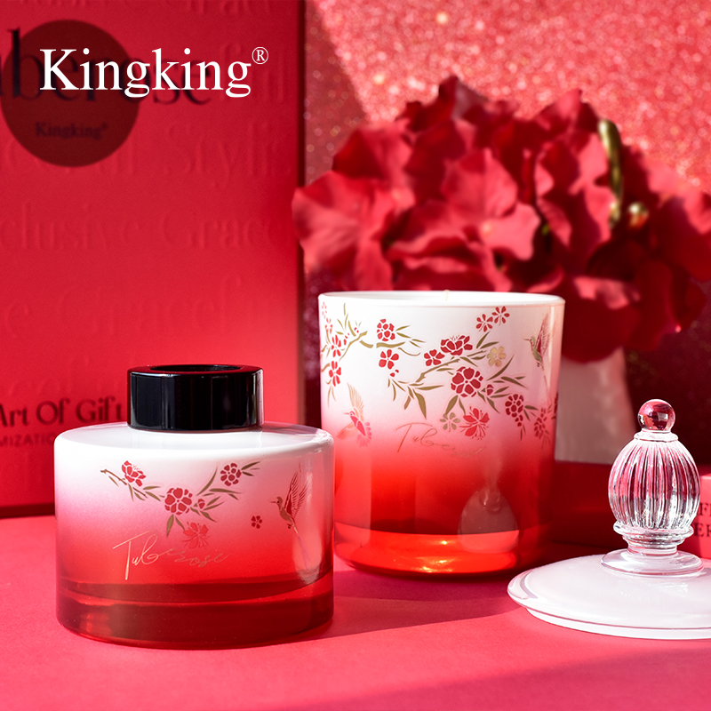 青岛金王KINGKING满堂红玉香薰礼盒高级香氛持久香情人节生日礼物