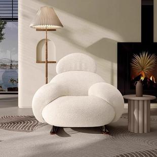 懒红家GEZ网用人沙发椅大人阳台客躺厅卧室休闲单人摇摇椅子大白