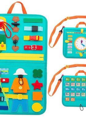 Kids Montessori Toys Educational Baby Busy Board Cartoon Ear