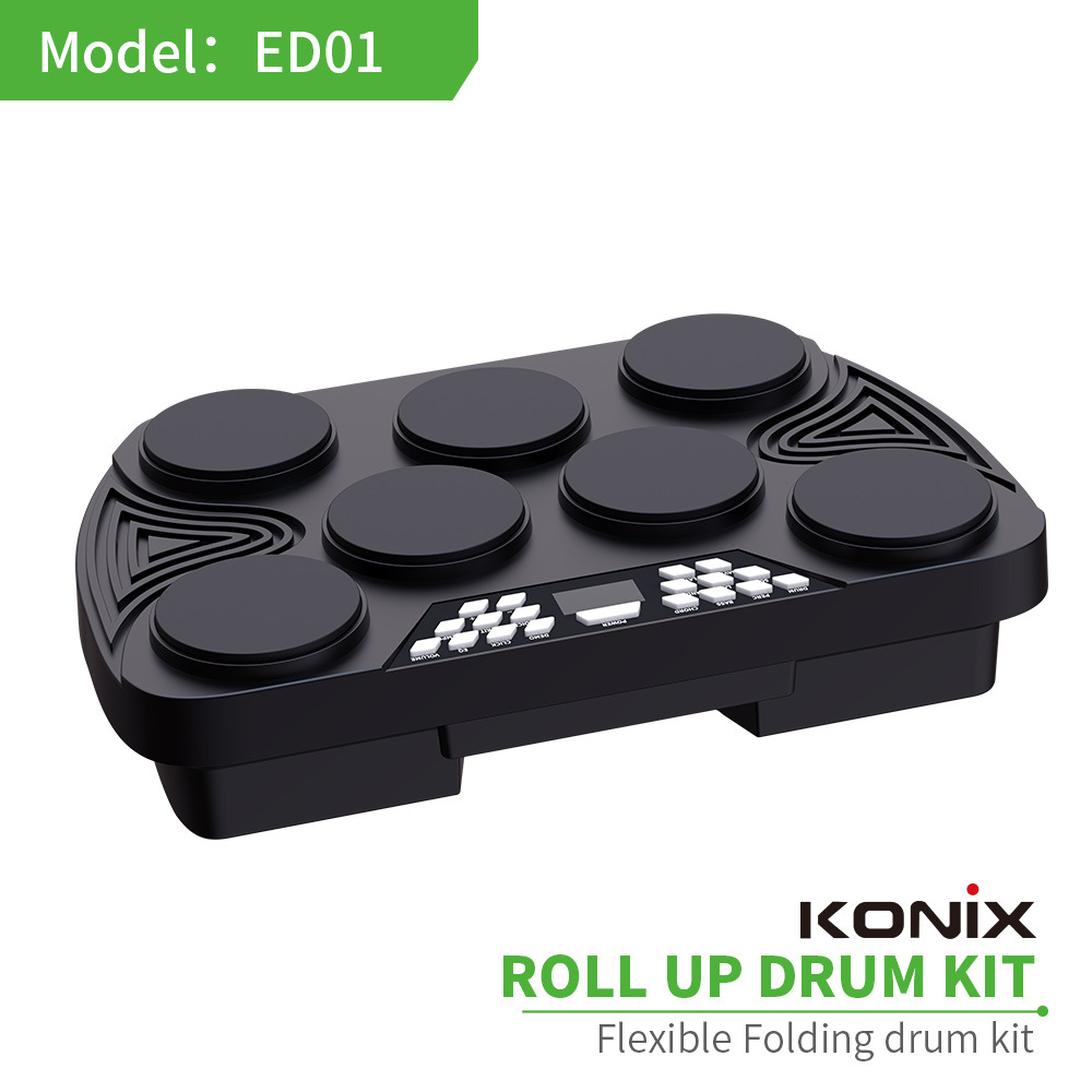 定制ED01新品7鼓组鼓多功能架子鼓爵士鼓力度电子鼓