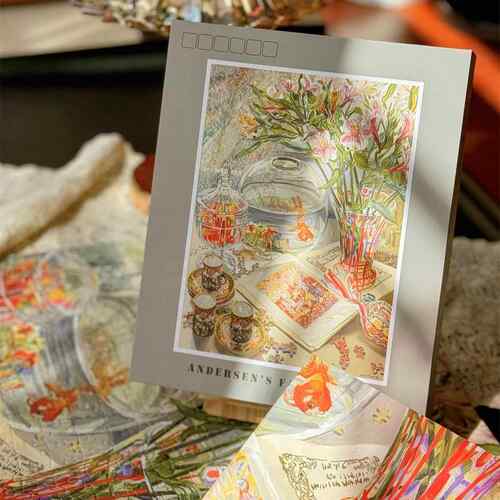 Ber拼图500片1000片拼图海外鱼奶奶油画安徒生童话装饰画女生礼物