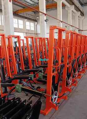 DSCAC5油0车手动液压桶车电动升高翻转倒料倾倒旋转油罐车