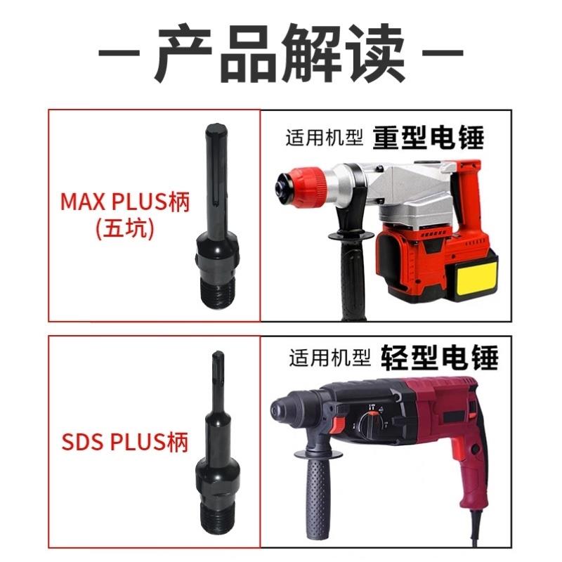 MAX接延长SD杆配件水S杆钻头美制连柄杆手电钻-PLUT123S加长工具U