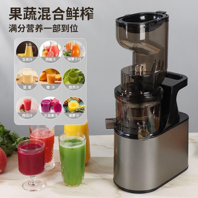 渣汁分离小型家用大口径商用搅拌果汁机全自动慢速原汁机