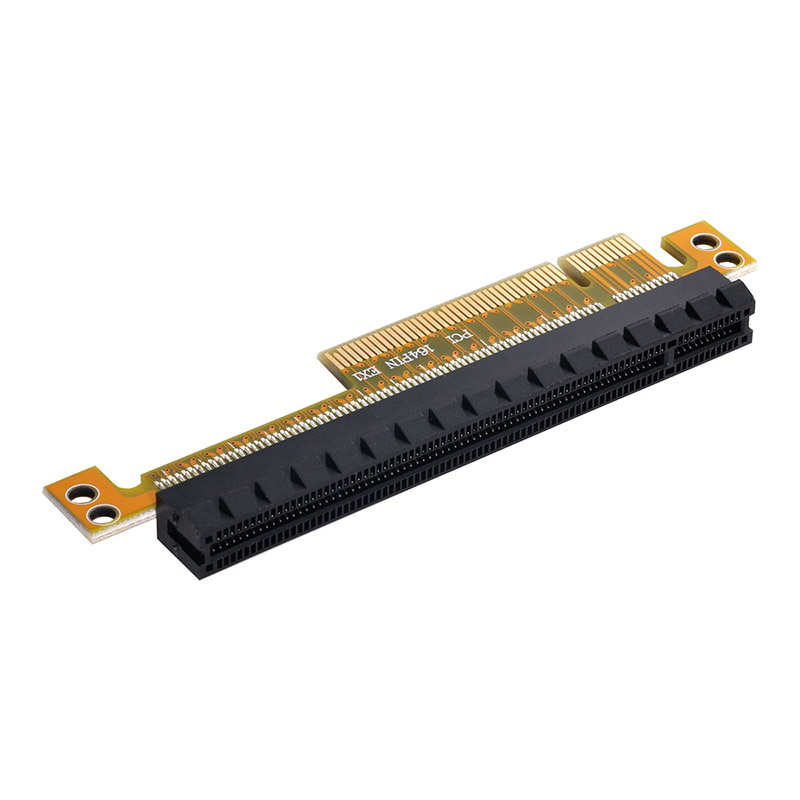PCI-E保护转接卡8X转16X PCIE 16X转8X直插卡测试卡显卡1X转16X
