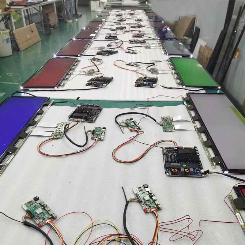 86寸条形屏高液清LC.D晶壁挂商用广告一体2机2K智能28.6寸条条形