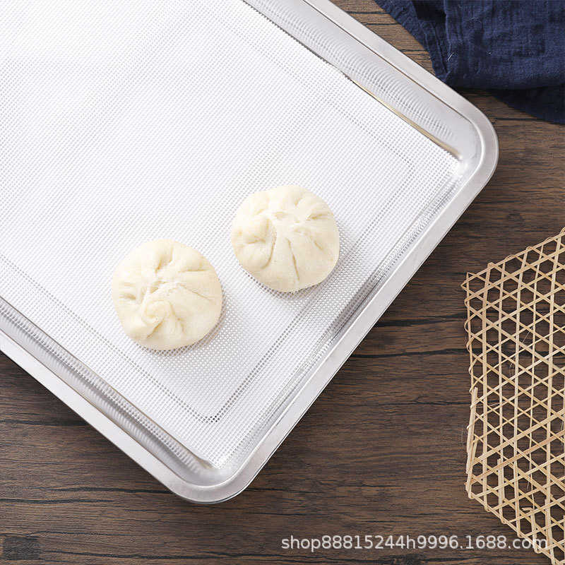 4060cm长方形硅胶蒸笼垫蒸笼布蒸包子馒头不沾蒸馍蒸布笼布蒸盘垫