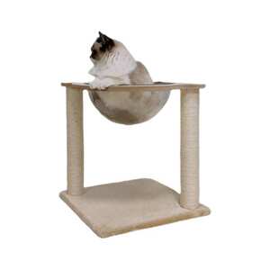 代发宠物用品亚克力太空舱猫窝透明猫房子猫爬架离地猫床