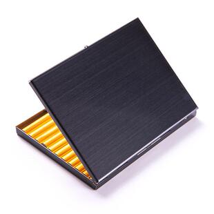 Steel Moisture Cigarette Ultra Case Stainless Box Clip Thin