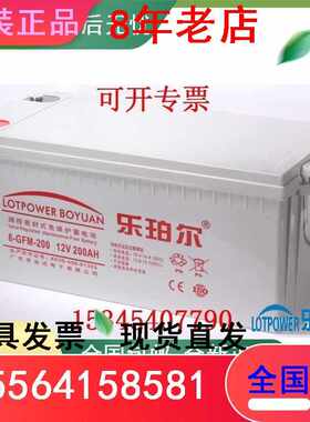 乐珀尔（LOTPOWER）蓄电池LP200-12 12V200AH 太阳能UPS电源专用
