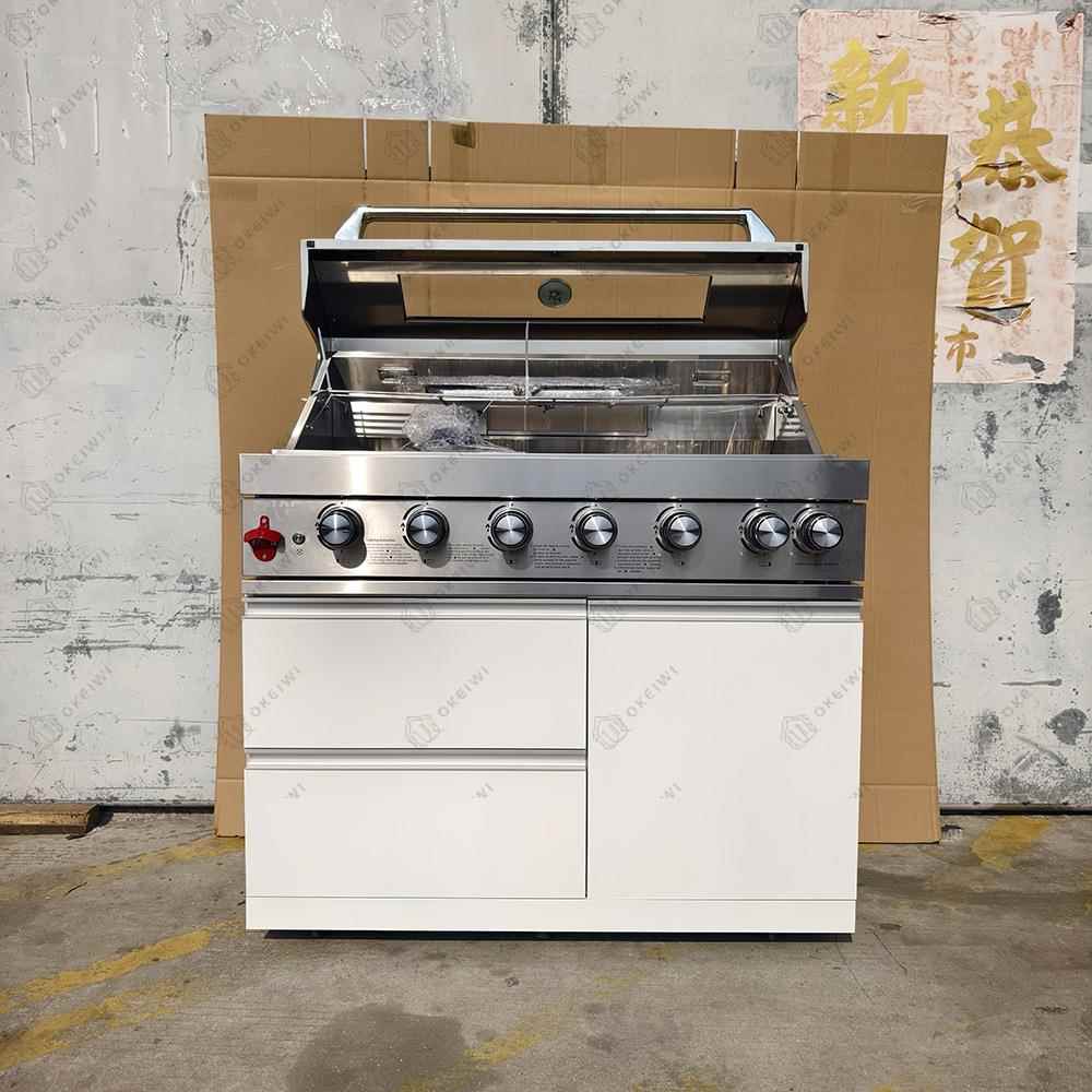 跨境模块化户外橱柜厨04庭不锈钢操户外厨房作台院组合烧烤多功能