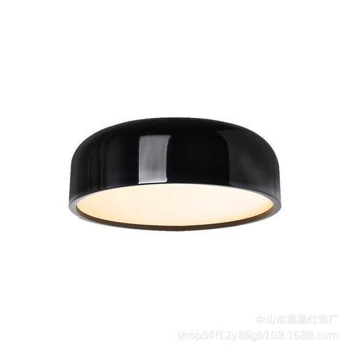 卧室吸顶灯圆形简约现代客厅灯具大气极简过道阳台灯书房卧室灯饰