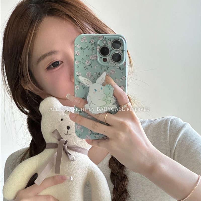 ins日韩碎花兔适用于一加Ace3V手机壳1+12新款OnePlus防摔Ace2Pro