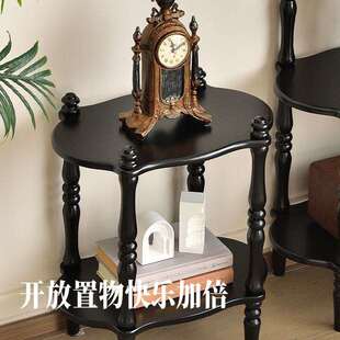 实木中式置物架角架储物多层架经典古典设计师花架陈列架高矮架子