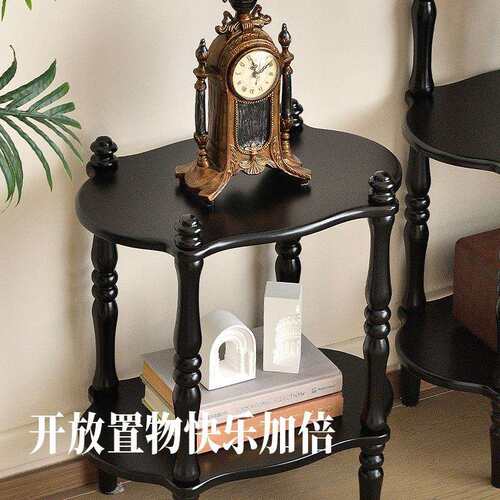 实木中式置物架角架储物多层架经典古典设计师花架陈列架高矮架子