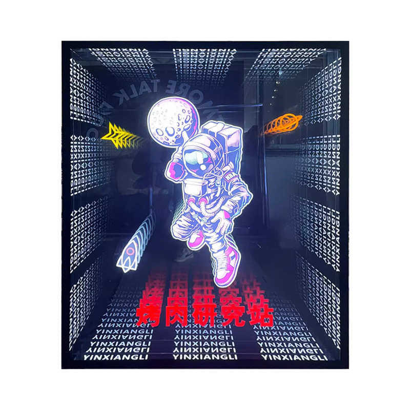千层镜灯箱 LED无限深渊装饰网红隧道千层镜3D灯箱霓虹灯千层镜,商业/办公家具,广告牌/标识牌,淘宝优惠券,粉丝福利购,淘宝优惠卷