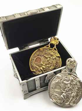 宝箱机制硬币圣杯骑士剑画机制硬币创意设计礼物幻影贼基德插剑硬