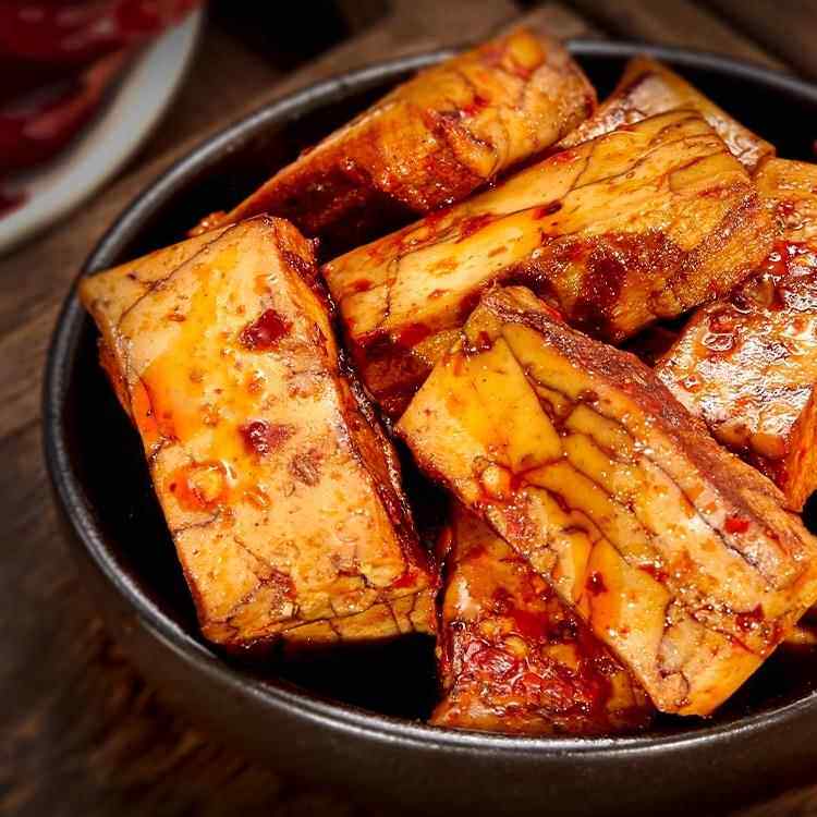 但氏冷泉花豆干528g混装口味豆腐干礼包四川特产什邡红白豆干零食